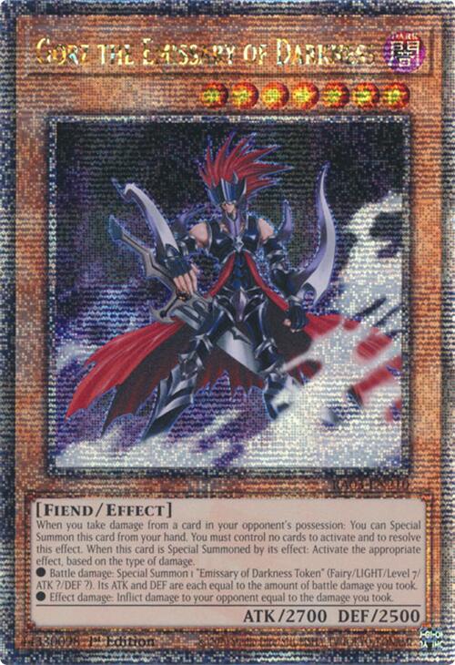 Gorz the Emissary of Darkness (Quarter Century Secret Rare) [RA03-EN210] Quarter Century Secret Rare | Cracking-Singles