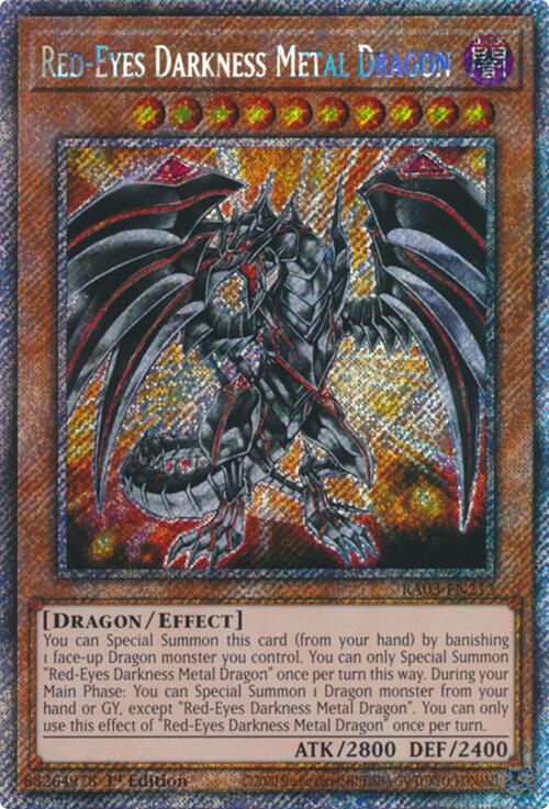 Red-Eyes Darkness Metal Dragon (Platinum Secret Rare) [RA03-EN212] Platinum Secret Rare | Cracking-Singles