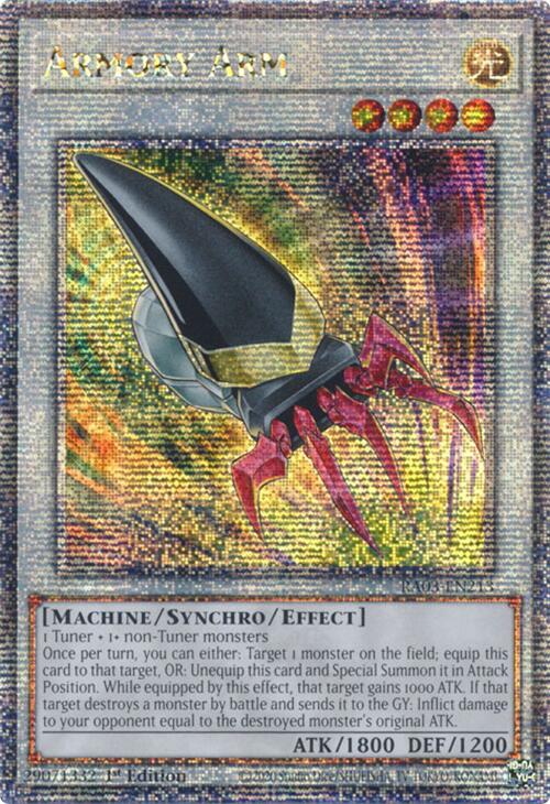 Armory Arm (Quarter Century Secret Rare) [RA03-EN213] Quarter Century Secret Rare | Cracking-Singles