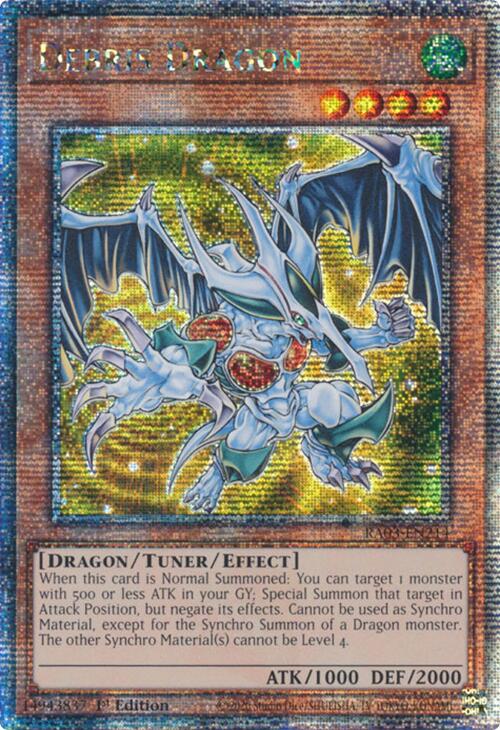 Debris Dragon (Quarter Century Secret Rare) [RA03-EN214] Quarter Century Secret Rare | Cracking-Singles