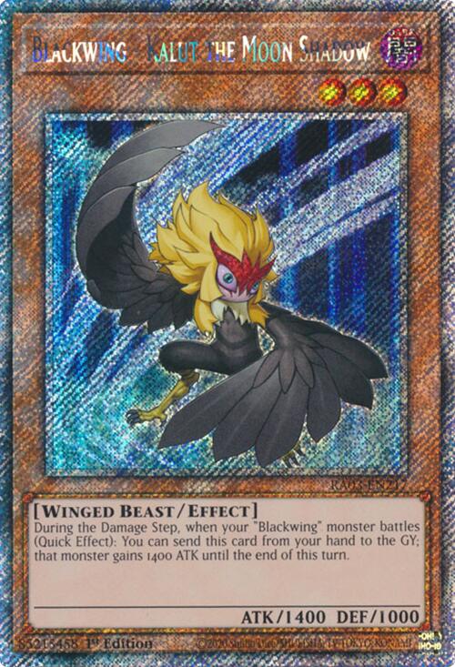 Blackwing - Kalut the Moon Shadow (Platinum Secret Rare) [RA03-EN217] Platinum Secret Rare | Cracking-Singles