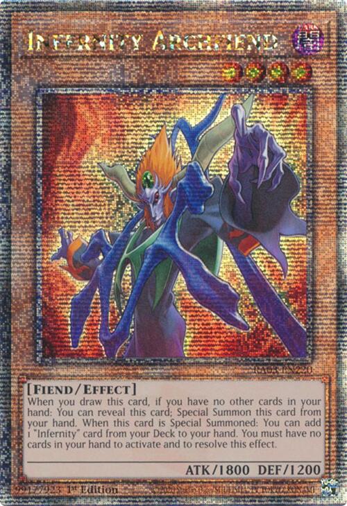 Infernity Archfiend (Quarter Century Secret Rare) [RA03-EN220] Quarter Century Secret Rare | Cracking-Singles