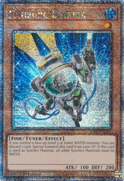 Fishborg Blaster (Quarter Century Secret Rare) [RA03-EN225] Quarter Century Secret Rare | Cracking-Singles