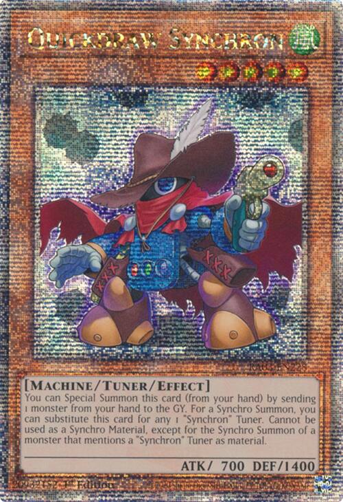 Quickdraw Synchron (Quarter Century Secret Rare) [RA03-EN228] Quarter Century Secret Rare | Cracking-Singles