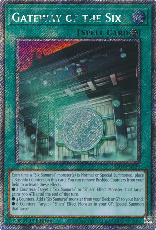 Gateway of the Six (Platinum Secret Rare) [RA03-EN229] Platinum Secret Rare | Cracking-Singles