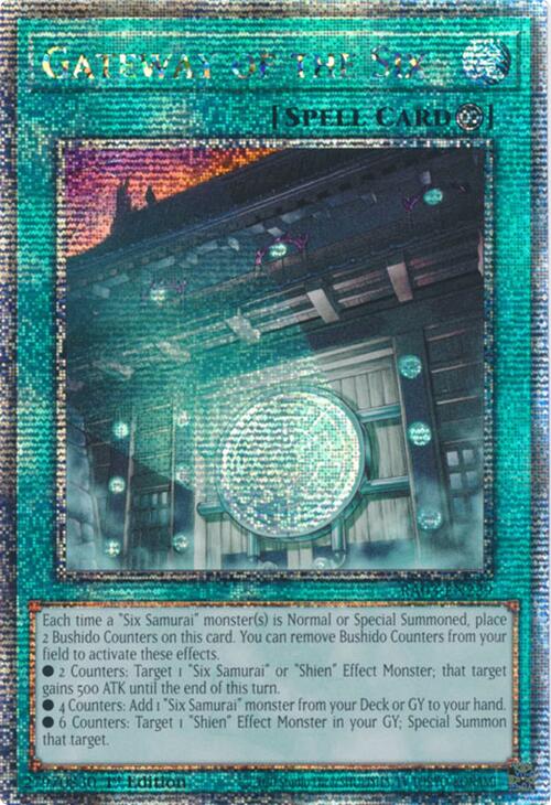 Gateway of the Six (Quarter Century Secret Rare) [RA03-EN229] Quarter Century Secret Rare | Cracking-Singles