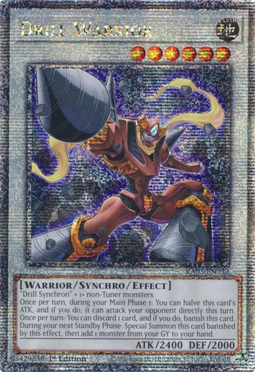 Drill Warrior (Quarter Century Secret Rare) [RA03-EN232] Quarter Century Secret Rare | Cracking-Singles