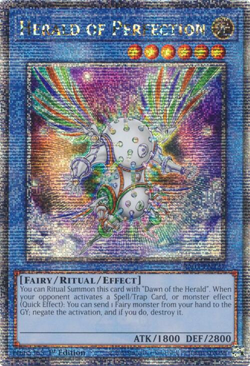 Herald of Perfection (Quarter Century Secret Rare) [RA03-EN237] Quarter Century Secret Rare | Cracking-Singles