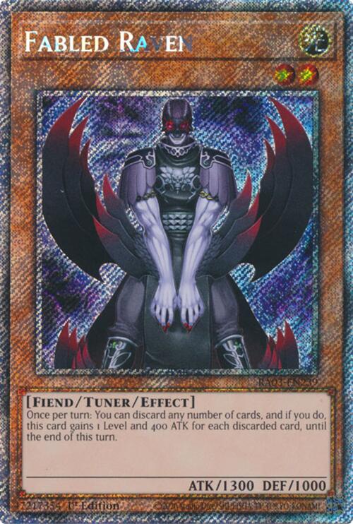 Fabled Raven (Platinum Secret Rare) [RA03-EN239] Platinum Secret Rare | Cracking-Singles