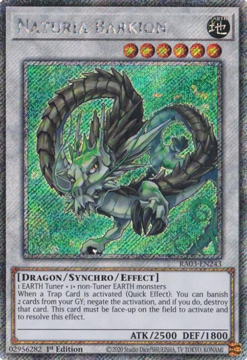 Naturia Barkion (Platinum Secret Rare) [RA03-EN243] Platinum Secret Rare | Cracking-Singles