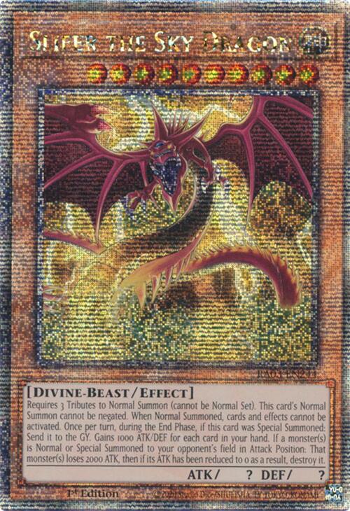 Slifer the Sky Dragon (Quarter Century Secret Rare) [RA03-EN244] Quarter Century Secret Rare | Cracking-Singles