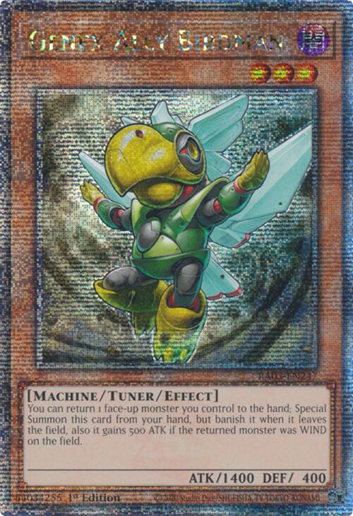 Genex Ally Birdman (Quarter Century Secret Rare) [RA03-EN247] Quarter Century Secret Rare | Cracking-Singles