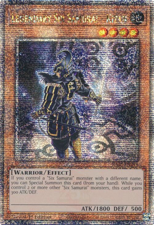 Legendary Six Samurai - Kizan (Quarter Century Secret Rare) [RA03-EN249] Quarter Century Secret Rare | Cracking-Singles