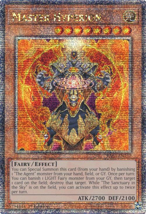 Master Hyperion (Quarter Century Secret Rare) [RA03-EN252] Quarter Century Secret Rare | Cracking-Singles