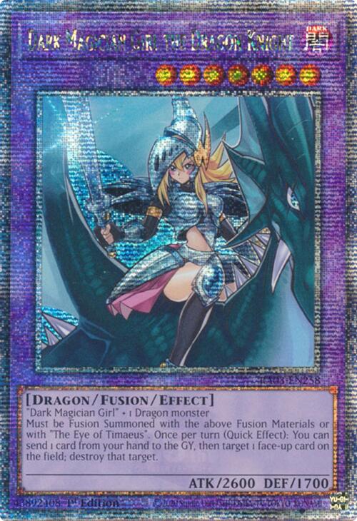 Dark Magician Girl the Dragon Knight (Quarter Century Secret Rare) [RA03-EN258] Quarter Century Secret Rare | Cracking-Singles