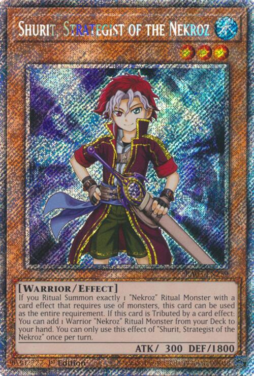 Shurit, Strategist of the Nekroz (Platinum Secret Rare) [RA03-EN259] Platinum Secret Rare | Cracking-Singles