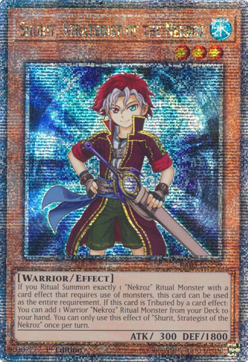 Shurit, Strategist of the Nekroz (Quarter Century Secret Rare) [RA03-EN259] Quarter Century Secret Rare | Cracking-Singles