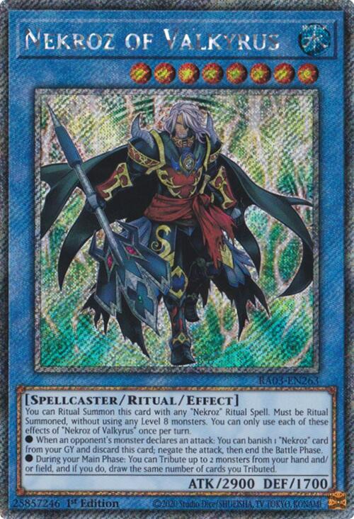 Nekroz of Valkyrus (Platinum Secret Rare) [RA03-EN263] Platinum Secret Rare | Cracking-Singles