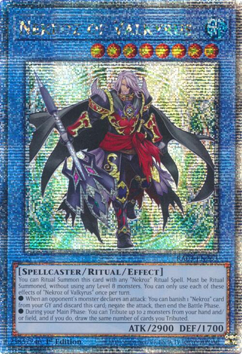 Nekroz of Valkyrus (Quarter Century Secret Rare) [RA03-EN263] Quarter Century Secret Rare | Cracking-Singles