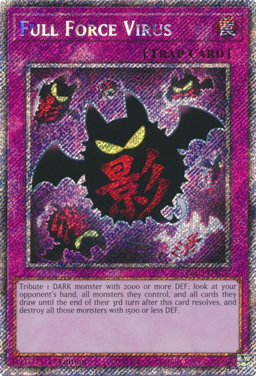 Full Force Virus (Platinum Secret Rare) [RA03-EN267] Platinum Secret Rare | Cracking-Singles