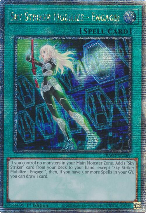 Sky Striker Mobilize - Engage! (Quarter Century Secret Rare) [RA03-EN269] Quarter Century Secret Rare | Cracking-Singles