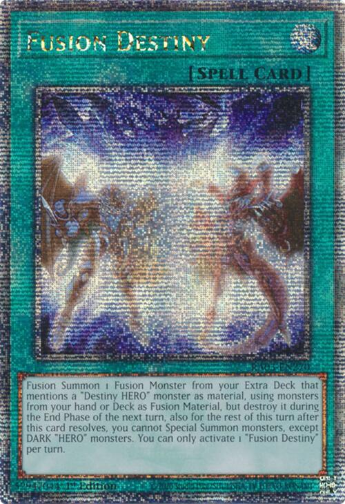 Fusion Destiny (Quarter Century Secret Rare) [RA03-EN270] Quarter Century Secret Rare | Cracking-Singles