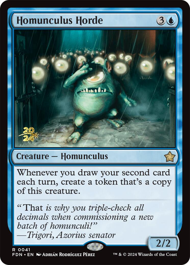 Homunculus Horde [Foundations Prerelease Promos] | Cracking-Singles