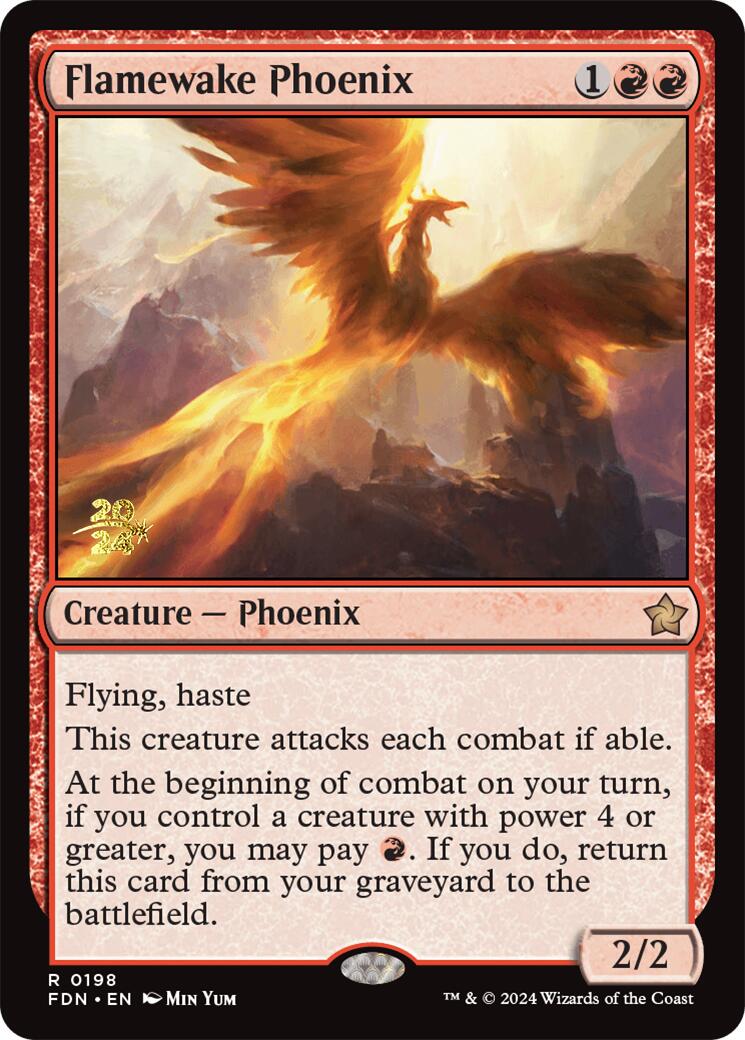 Flamewake Phoenix [Foundations Prerelease Promos] | Cracking-Singles