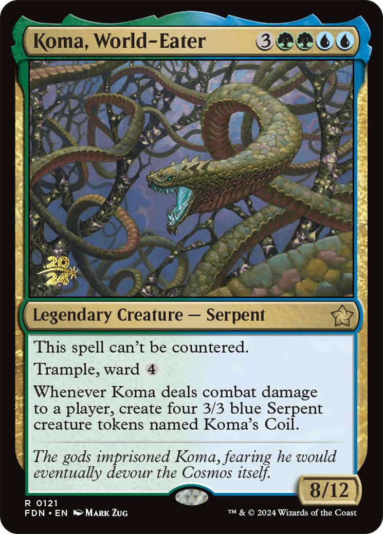 Koma, World-Eater [Foundations Prerelease Promos] | Cracking-Singles