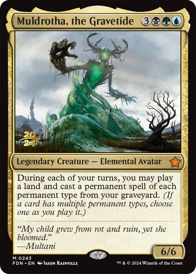 Muldrotha, the Gravetide [Foundations Prerelease Promos] | Cracking-Singles