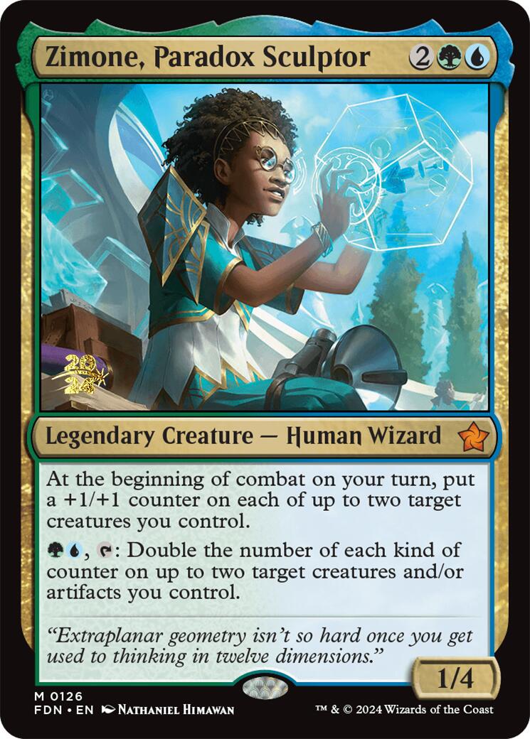 Zimone, Paradox Sculptor [Foundations Prerelease Promos] | Cracking-Singles