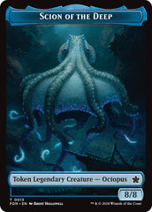 Scion of the Deep // Koma's Coil Doubled-Sided Token [Foundations Tokens] | Cracking-Singles