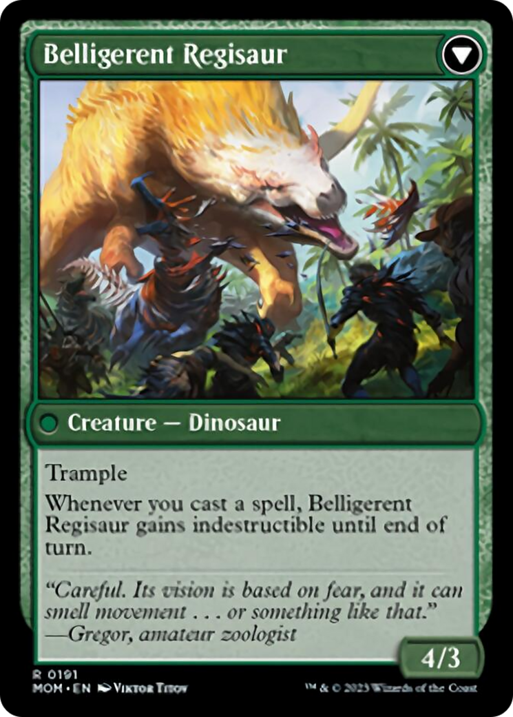 Invasion of Ixalan // Belligerent Regisaur [March of the Machine] | Cracking-Singles