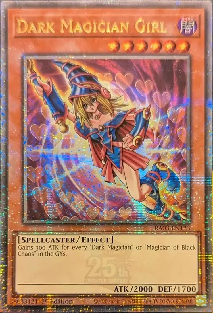 Dark Magician Girl (Quarter Century Secret Rare) (C) [RA03-EN123] Quarter Century Secret Rare | Cracking-Singles