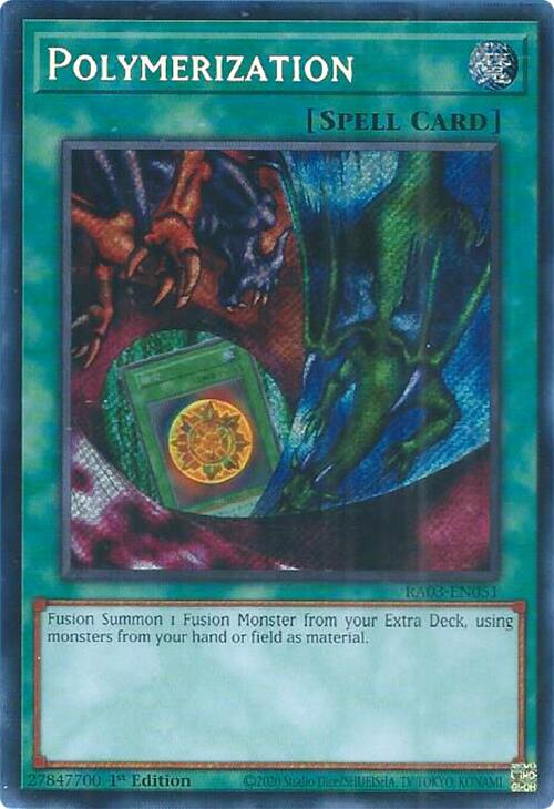 Polymerization (Alternate Art) (Secret Rare) [RA03-EN051] Secret Rare | Cracking-Singles