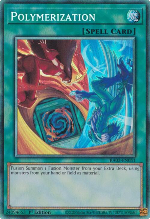 Polymerization (B) (HERO Art) (PCR) [RA03-EN051] Prismatic Collector's Rare | Cracking-Singles