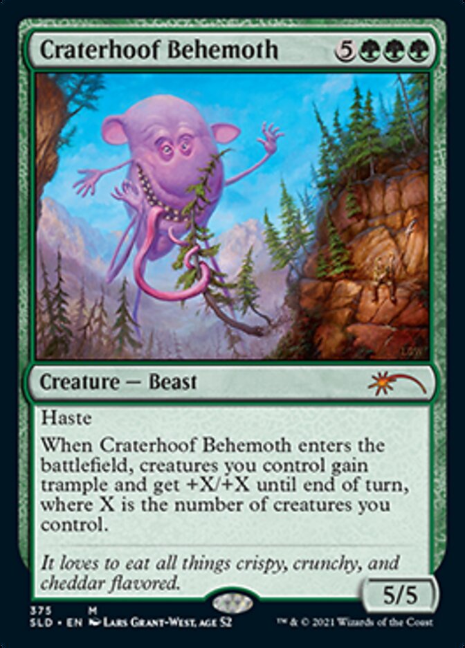 Craterhoof Behemoth (375) [Secret Lair Drop Series] | Cracking-Singles