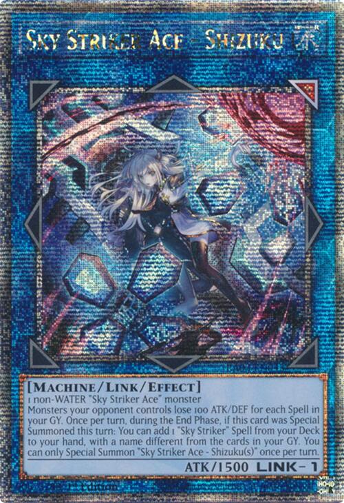 Sky Striker Ace - Shizuku (Alternate Art) (Quarter Century Secret Rare) [RA03-EN043] Quarter Century Secret Rare | Cracking-Singles