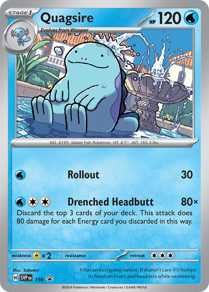 Quagsire (156) [Scarlet & Violet: Black Star Promos] | Cracking-Singles