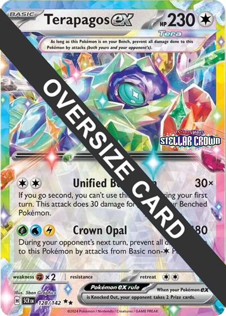 Terapagos ex (128/142) (Jumbo Card) [Scarlet & Violet: Black Star Promos] | Cracking-Singles