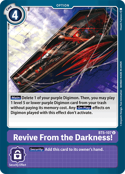 Revive From the Darkness! [BT5-107] [Battle of Omni] | Cracking-Singles