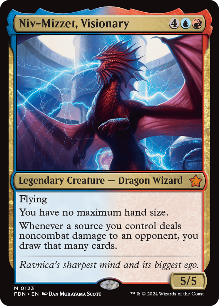 Niv-Mizzet, Visionary [Foundations] | Cracking-Singles