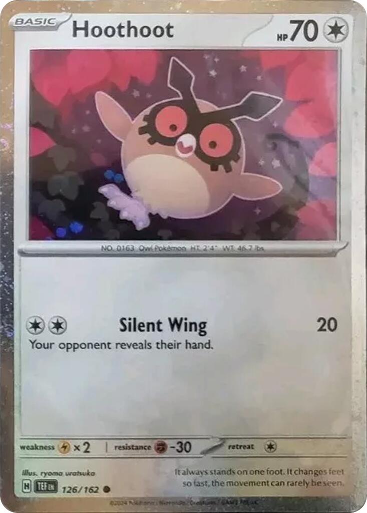 Hoothoot (126/162) (Cosmos Holo) [Scarlet & Violet: Black Star Promos] | Cracking-Singles