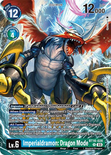 Imperialdramon: Dragon Mode [BT16-028] (Alternate Art) [Special Limited Set] | Cracking-Singles