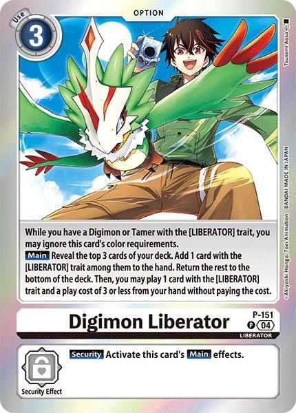 Digimon Liberator [P-151] (Reprint) [Special Limited Set] | Cracking-Singles