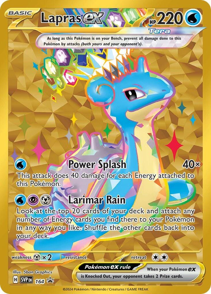 Lapras ex (164) [Scarlet & Violet: Black Star Promos] | Cracking-Singles