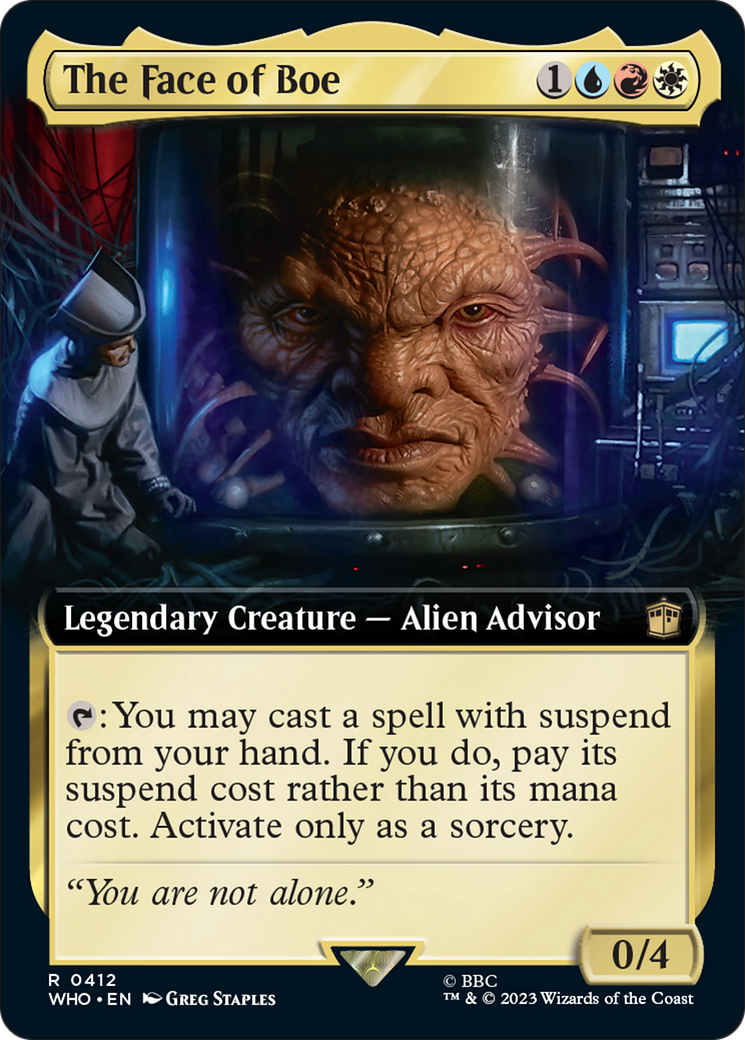 The Face of Boe (Extended Art) [Doctor Who] | Cracking-Singles