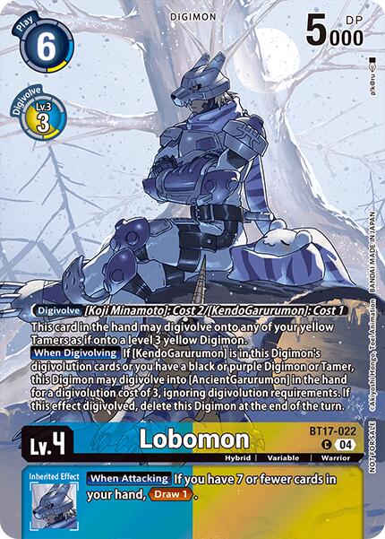 Lobomon [BT17-022] (Legend Pack 2024 Box Topper) [Chain of Liberation] | Cracking-Singles