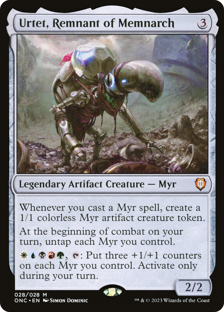 Urtet, Remnant of Memnarch [Phyrexia: All Will Be One Commander] | Cracking-Singles