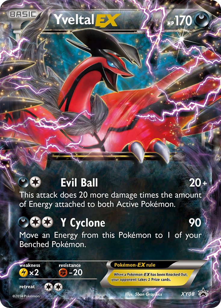 Yveltal EX (XY08) [XY: Black Star Promos] | Cracking-Singles